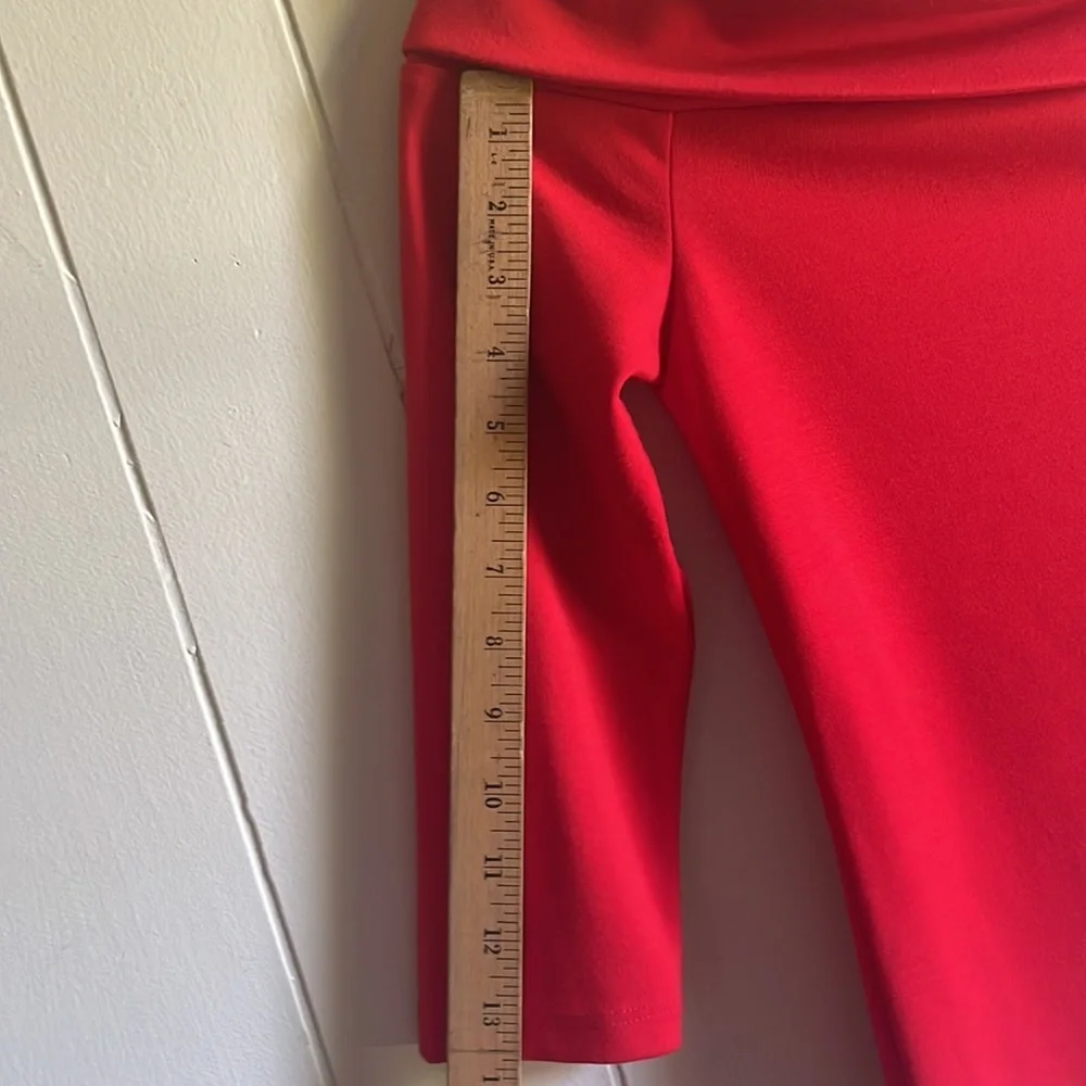 🔥🔥5/$25! Anthropologie Red Off Shoulder Sweater Top - Picture 4 of 6